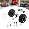 Zestaw do samodzielnej konwersji (2 silniki, kontroler i przepustnica) - Opony pneumatyczne - Gokart, Wózek inwalidzki KROXNE - 