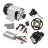 Elektromos tricikli készlet (kefe nélküli villanymotor, vezérlő, fojtószelep) 48v 500w 750w KROXNE - 1  