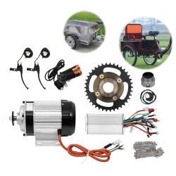 Elektromos tricikli készlet (kefe nélküli villanymotor, vezérlő, fojtószelep) 48v 500w 750w KROXNE - 6  