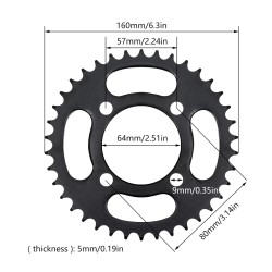 Kit triciclo elettrico (motore elettrico brushless, regolatore, acceleratore) 48v 500w 750w KROXNE - 12  
