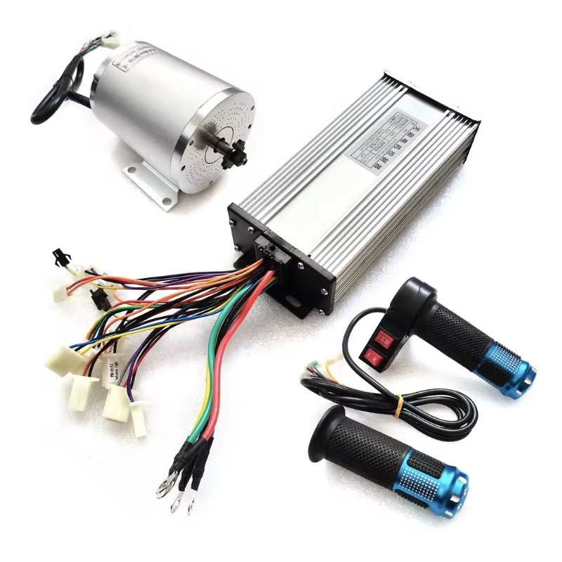Kit DIY motor eléctrico sin escobillas DC 60v / 72v, controlador alta velocidad para GoKart, bicicleta, scooter KROXNE - 1  
