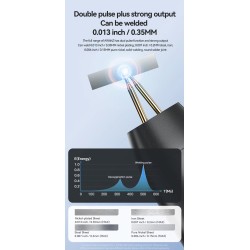 Poste à souder par points portatif H1 avec 11 et H2 avec 90 modes réglables pour batteries au lithium KROXNE - 10  