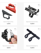 Extras, suportes e ganchos para o guiador da nossa scooter elétrica.