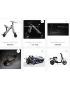 I denne delen kan du få tilgang til kjøretøy, deler, forbedringer, deler og oppdateringer etter merke og modell av elektrisk kjøretøy.